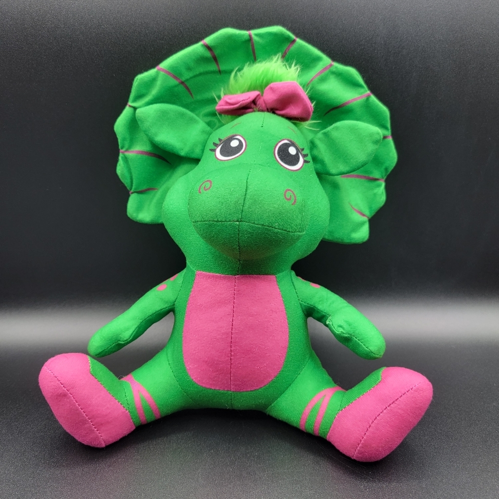 Baby Bop Plush 12 Inches Green Purple Toy Barney & Friends TV Shoe Doll Kids